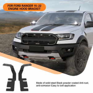 Ford Ranger Ditch Light Brackets | Bonnet Mount | 2015-2022 | Pair